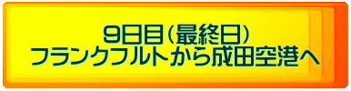 9日目（最終日） フランクフルトから成田空港へ