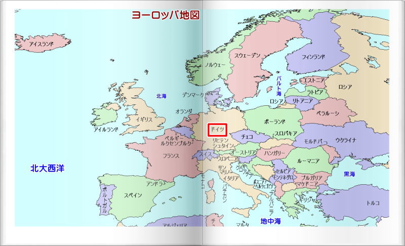 ヨーロッパ地図